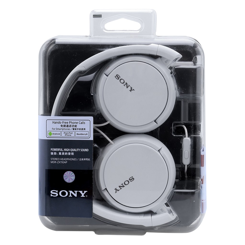 [Mã 267ELSALE hoàn 7% đơn 300K] Tai nghe Sony MDR ZX110AP - Hãng phân phối chính thức