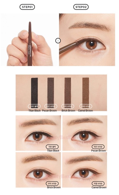 Chì Kẻ Mắt Dạng Gel Missha LongWear Gel Pencil Liner | BigBuy360 - bigbuy360.vn