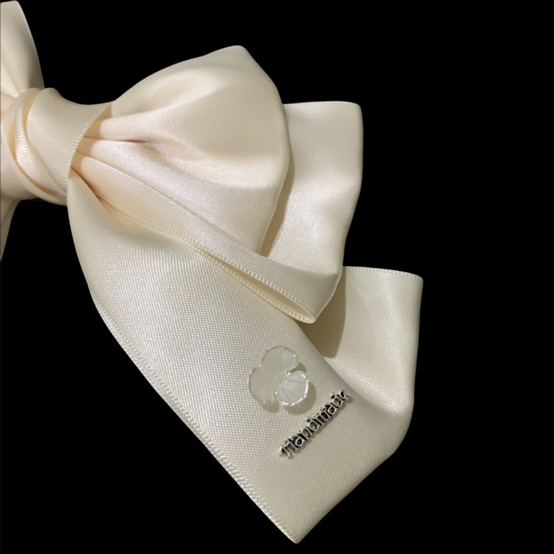 Nơ kẹp tóc lụa 3 tầng phong cách Hàn Quốc siêu yêu - 3 màu