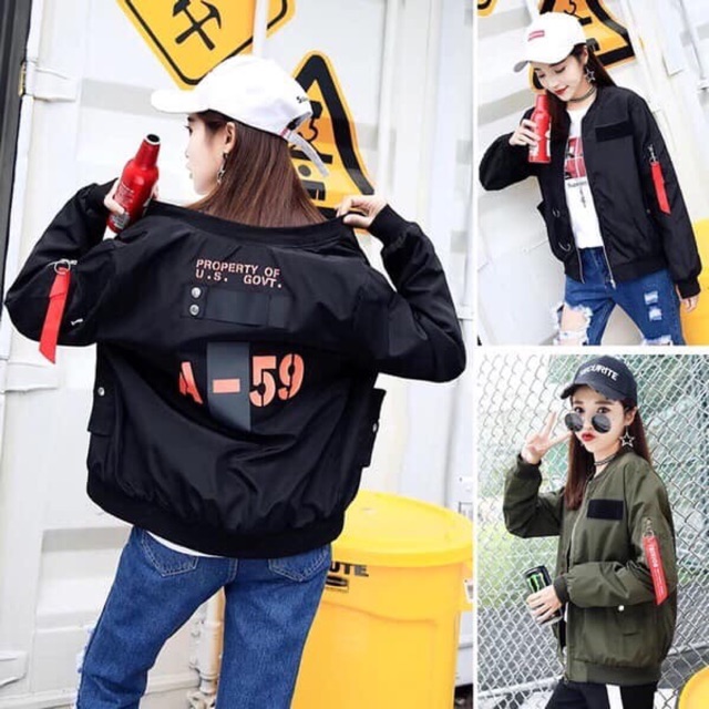 [Mã WASTUP5 giảm 10% tối đa 20K đơn 99K] Áo Khoác Dù Bomber A59, Áo khoát gió chống nắng thời trang kiểu dáng bomber | WebRaoVat - webraovat.net.vn