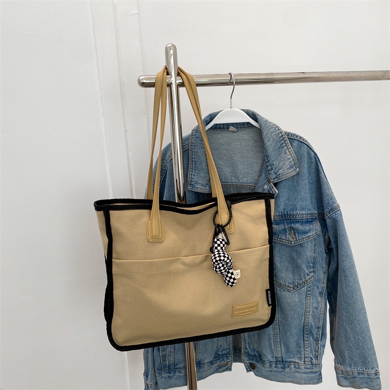 Túi canvas Đeo Vai Sức Chứa Lớn Dành Cho Nữ