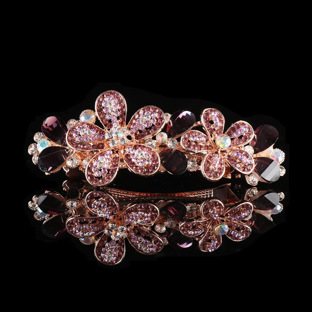 Kẹp Tóc Hoa Nhựa Thời Trang Cho Nữ