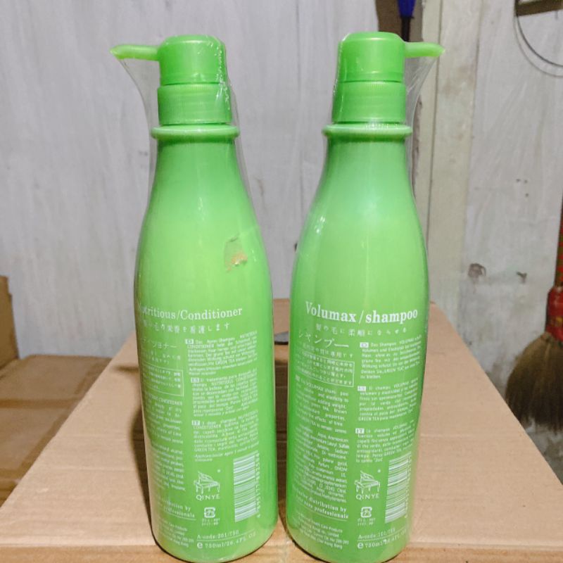Cặp gội + xả trà xanh Greeatea nhật bản chuyên salon