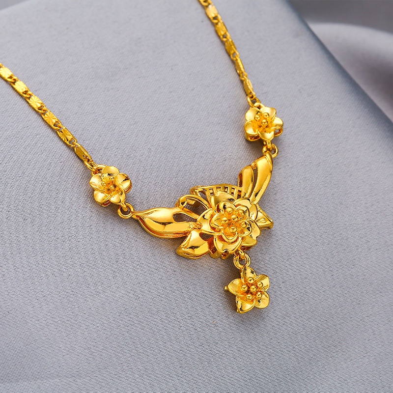 Dây Chuyền Mạ Vàng Đồng 2022 Kiểu Dáng Mới Thời Trang