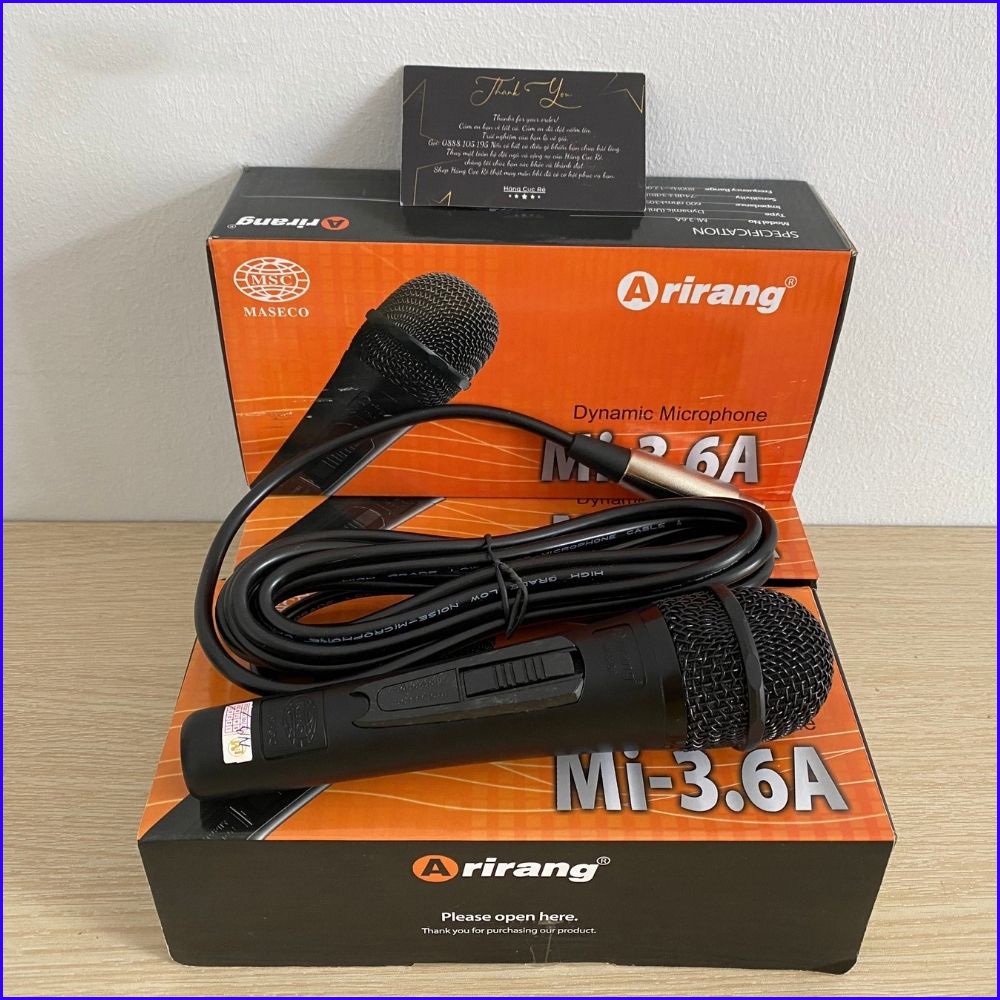 Micro Arirang karaoke có dây  Mi-3.6A