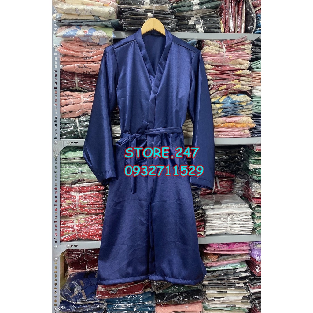 ÁO CHOÀNG NAM, ÁO CHOÀNG NGỦ PHI LỤA DƯỚI 80KG