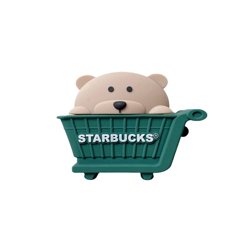 Vỏ Bảo Vệ Hộp Sạc Tai Nghe Airpods 3 Pro 2 3 Họa Tiết Hoạt Hình Chú Gấu Dễ Thương Ốp