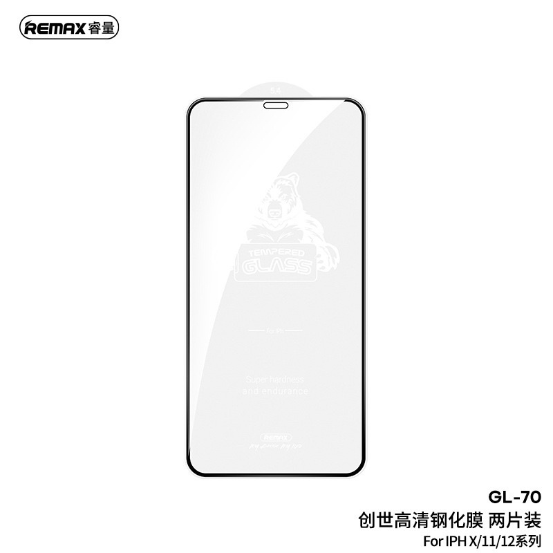 Kính cường lực iPhone 7,8plus/ X/ Xs Max full màn 9D siêu mỏng 0.22mm Remax GL-70 #5