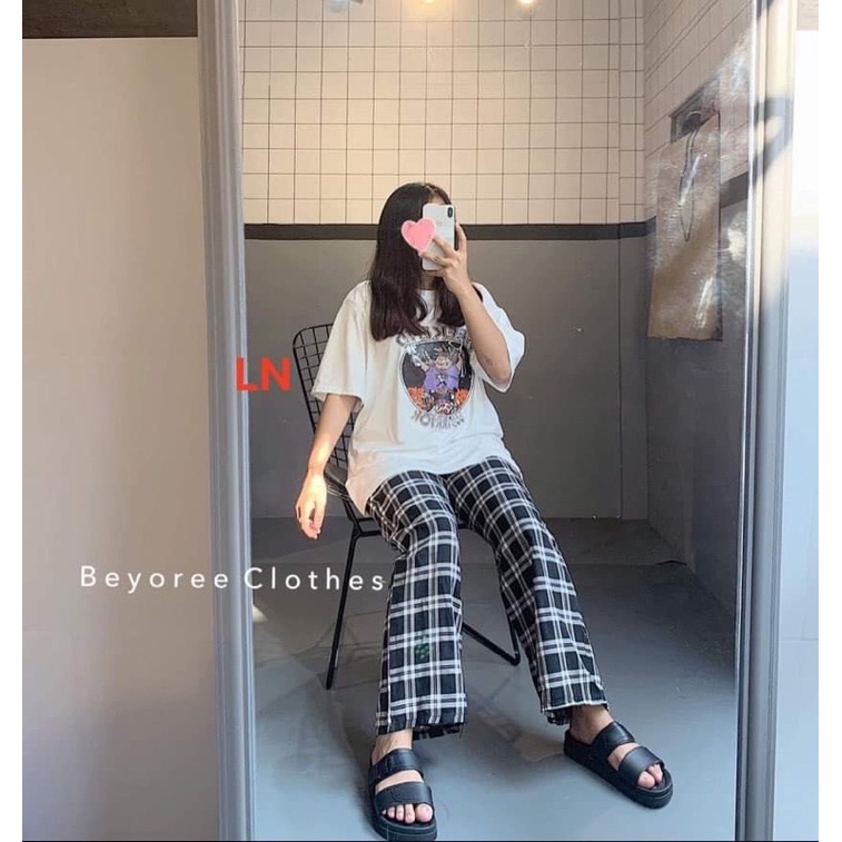 Sét áo chú lùn WEEKEN+ quần kẻ ô TH6