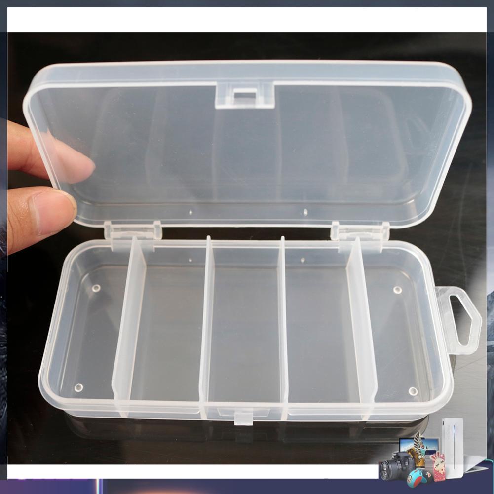 Hộp đựng mồi câu cá 5 ngăn thiết kế tiện lợi