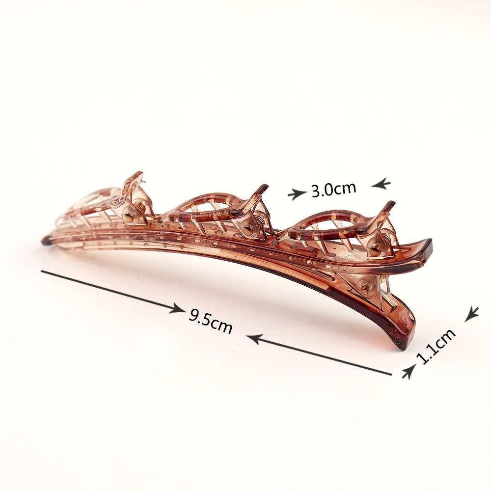 Kẹp Tóc Dạng Thạch Trong Suốt Màu Gradient Đơn Giản Phong Cách Hàn Quốc Cho Bé Gái