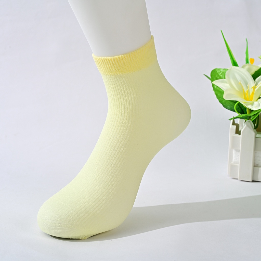 Vớ Mỏng Cổ Thấp Màu Sắc Ngọt Ngào Thời Trang Xuân Hè Cho Bé Pine014