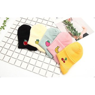 combo5  đôi tất trái cây cute