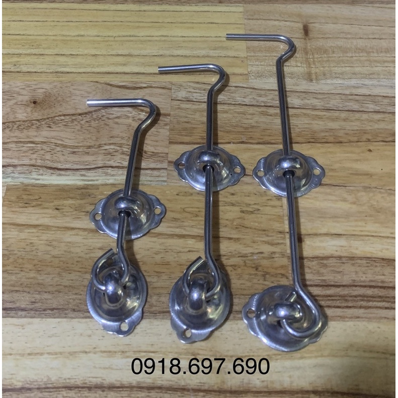 Móc gió cửa  inox 12cm / 16cm /20cm