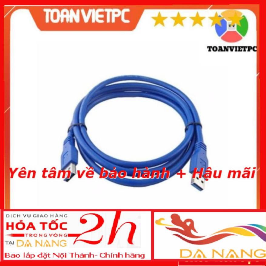 --sale000 **TRỢ GIÁ 2021** Dây cáp usb 2 đầu dương 60cm | Dây usb 2 đầu đực chuẩn 3.0