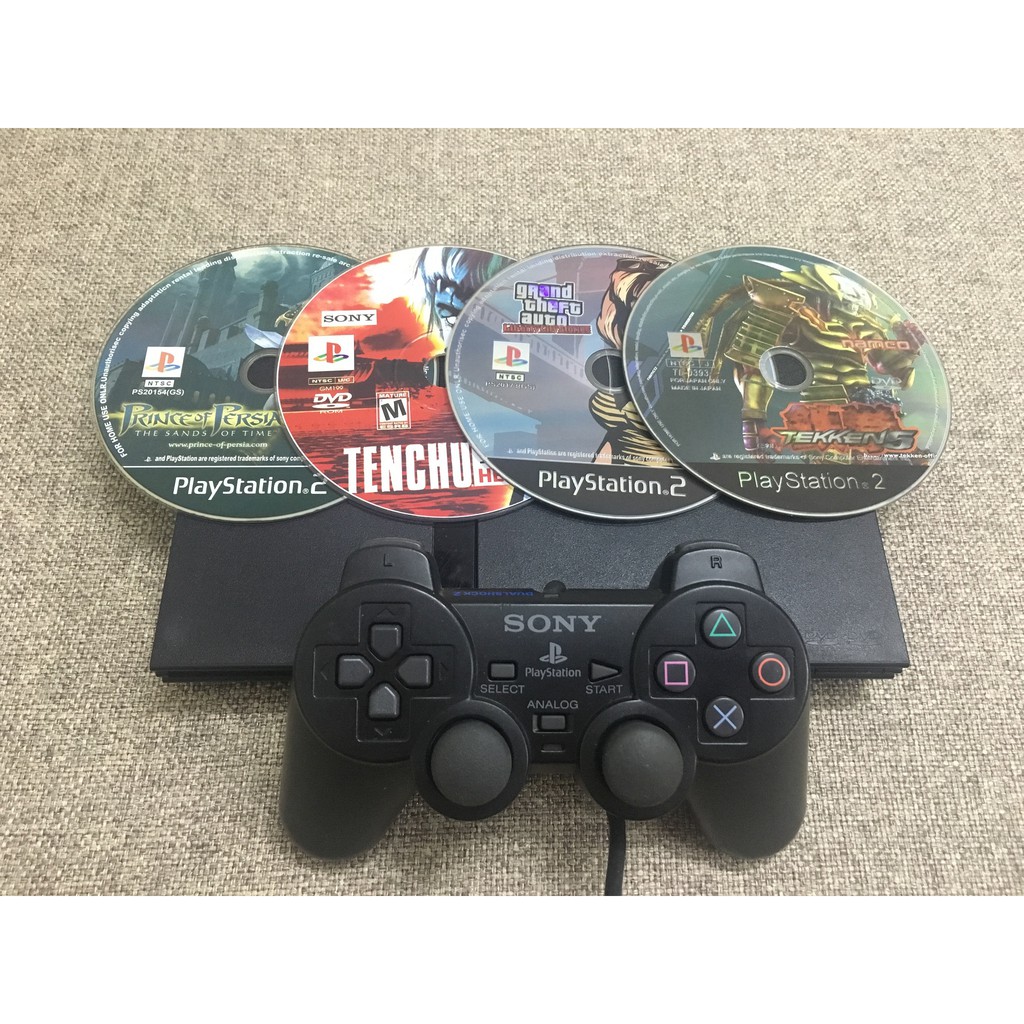Máy game PS2 đời cao nhất (Bỏ đĩa là chơi)
