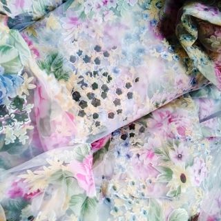 Vải voan kính 1m 20k