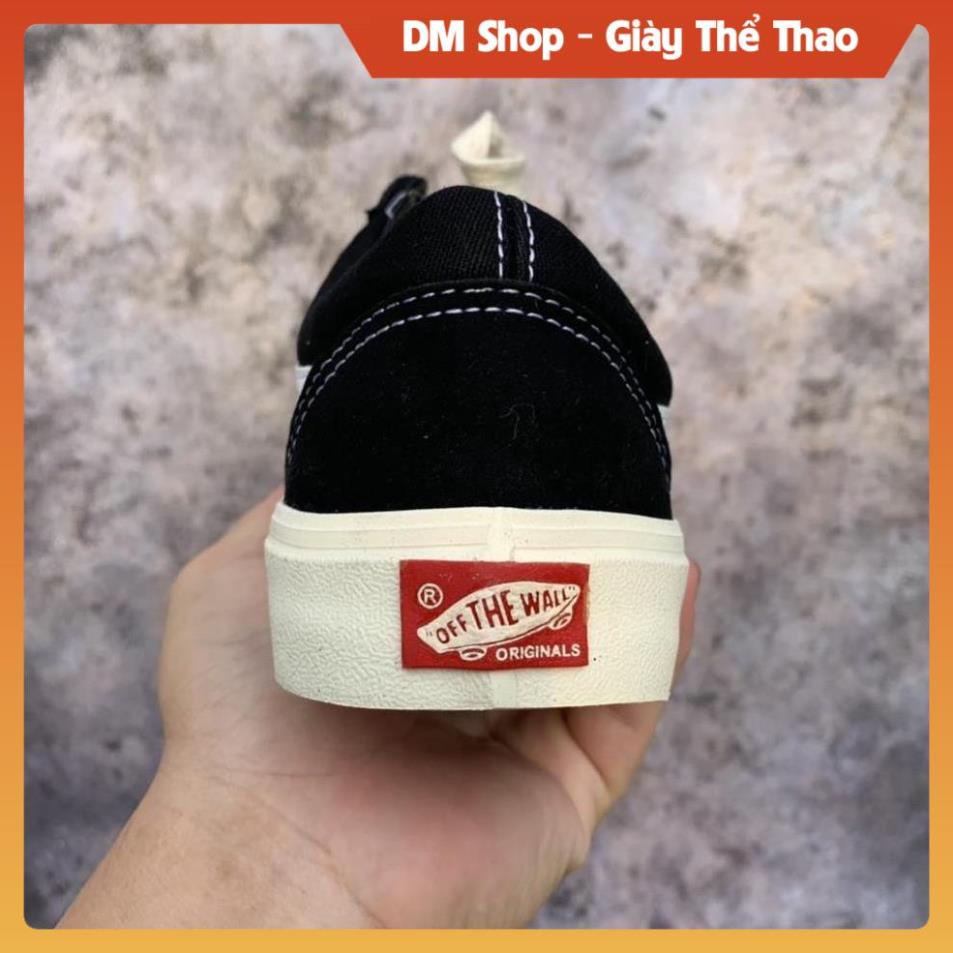 Giày Thể Thao Vans OS Style Vault Cao Cấp, Giầy Van đen old skoll classic, Vann Lười caro hot