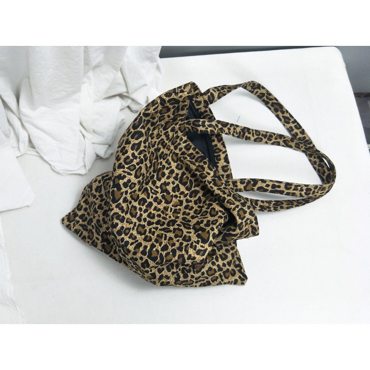 Túi đeo vai họa tiết đốm da báo thời trang phong cách Hàn Quốc cho nữ