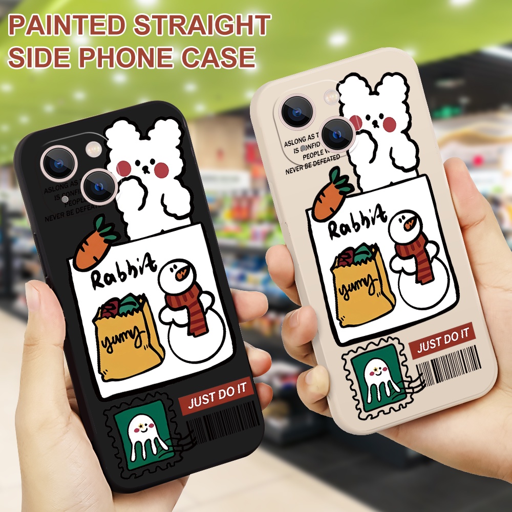 Ốp Điện Thoại TPU Hình Thỏ Cho VIVO Y12 / 11 2019 / 91C / 15 / 17 / 51 / 51A 2020 / 53S / 71 / 83 / 91 / 95 / 93 / 1S Z1 X50 X60 X7