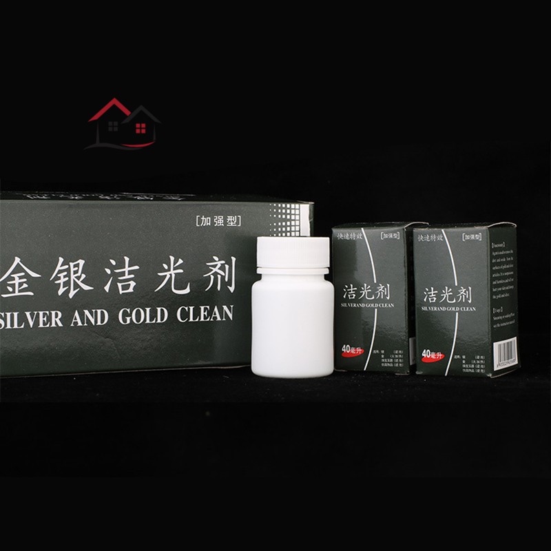 (hàng Mới Về) Dung Dịch Vệ Sinh Trang Sức Màu Vàng Bạc / Bạc 40ml My