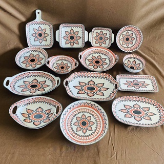 Bát đĩa đựng đồ ăn bô-hê-miêng phong cách Châu Âu, đồ decor đẹp: 3.6.19