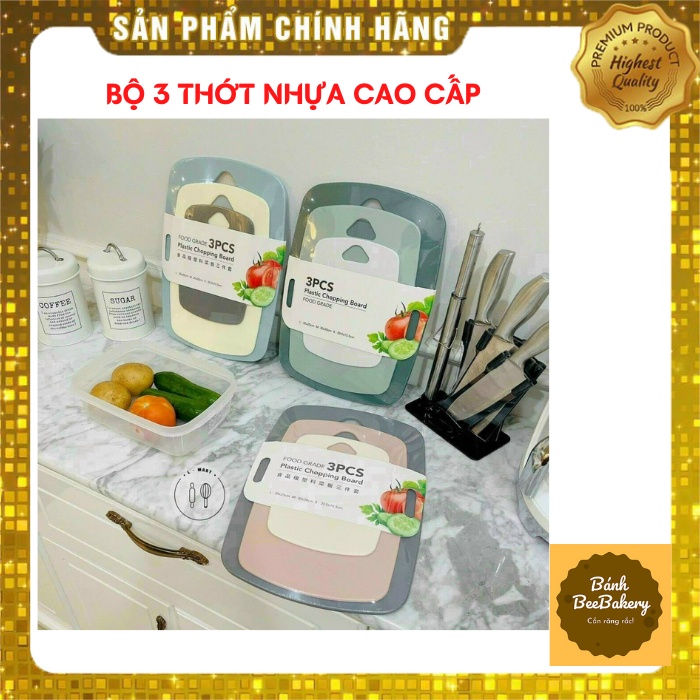 Thớt kháng khuẩn/Thớt nhựa cao cấp Plastic Chopping board bền bĩ, an toàn thực phẩm