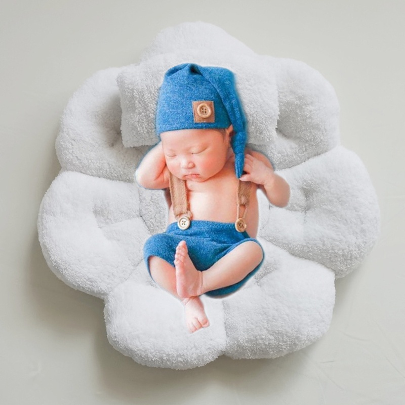 Set 2 Tấm Đệm Gối Dùng Làm Đạo Cụ Chụp Ảnh Cho Bé Sơ Sinh