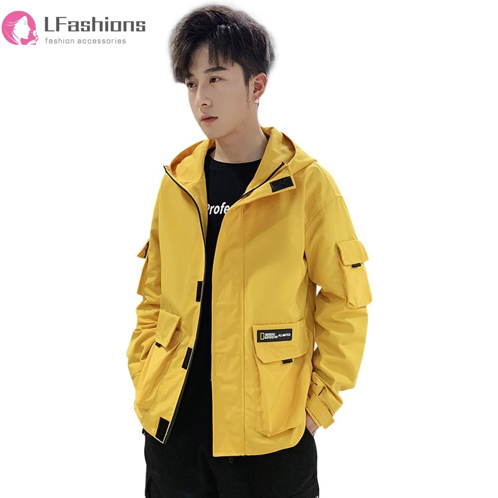 Áo khoác bomber có nón trùm đầu phong cách năng động trẻ trung dành cho nam