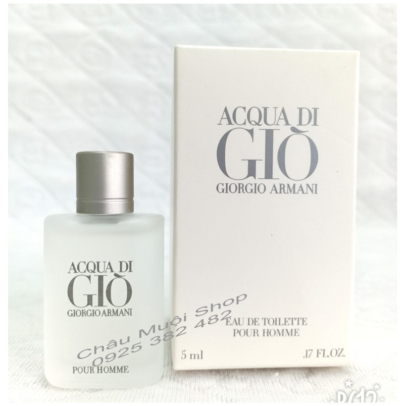 Nước Hoa Mini Acqua Di Giò For Men - 5ml - Giorgio Armani -Hàng Xách Tay Mỹ