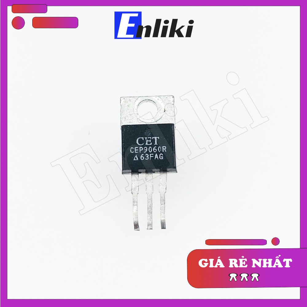 9060 CEP9060 MOSFET N-CH 120A 60V TO220 (Tháo Máy)