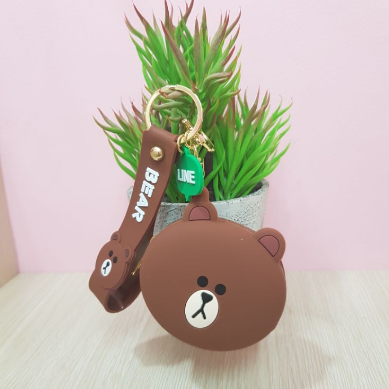 Móc khóa ví silicon