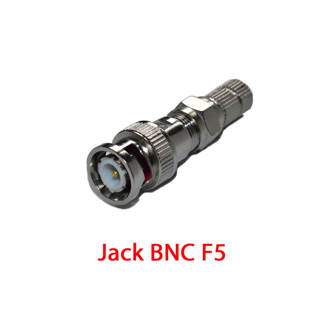 Jack BNC F5/ BNC lò xo loại xịn lõi đồng chuyên dụng cho camera {mã lẻ 1c}