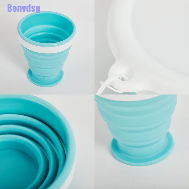 Bình Nước silicone 200ml Có Thể Gấp Gọn Tiện Lợi