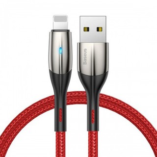 Cáp sạc nhanh lightning có đèn báo baseus calsp-b09 2.4a 1m