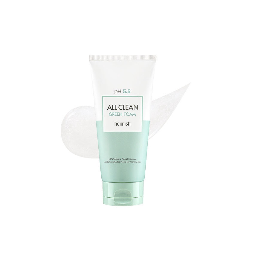 Sữa rửa mặt tạo bọt xanh sạch pH 5.5 All Clean Green Foam