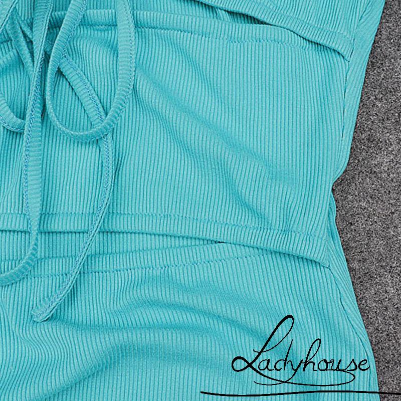 Đầm ôm hai dây màu sắc thời trang sành điệu cho nữ