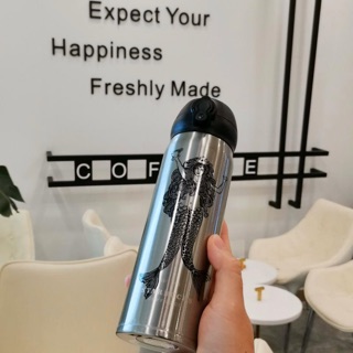 🧜‍♀️[CHÍNH HÃNG]Bình giữ nhiệt STARBUCKS JNL Silver double-tailed Mermaid🐠