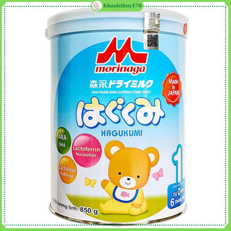 Sữa bột Morinaga Hagukumi mẫu mới số 1 850g - date 3/2023