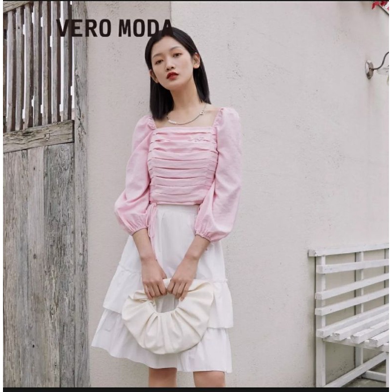 Áo crop top điệu đà Vero Moda