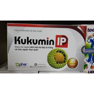 tpcn Nghệ nano kukumin IP hỗ trợ dạ dày hộp 20 viên / kukuminip