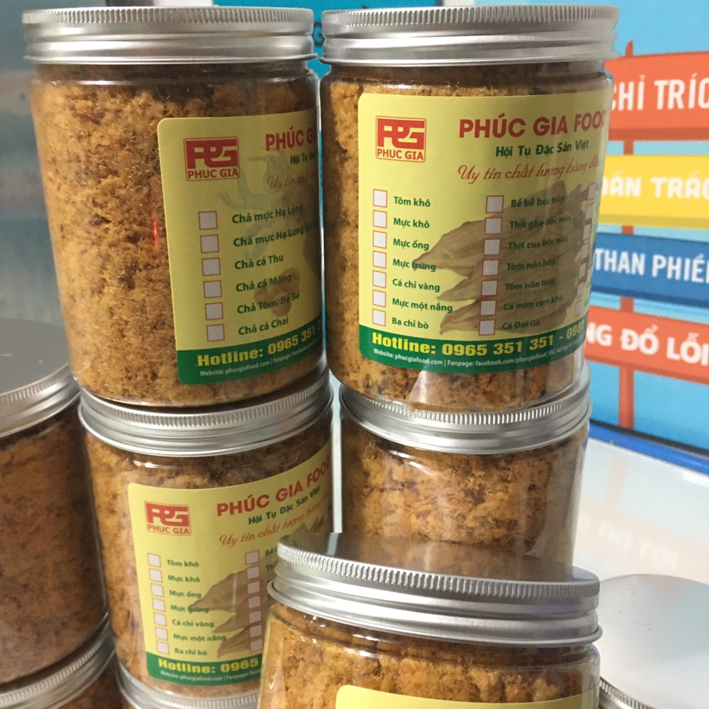 Quà Biếu Tặng Ruốc Tôm Thịt Hạ Long Hay còn Gọi Là Chà Bông Ruốc Tôm Đóng Hộp 250 Gam, 500 Gam, 1Kg | BigBuy360 - bigbuy360.vn