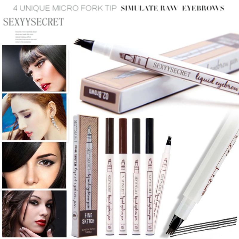 Ultra (hàng Mới Về) Bút Kẻ Lông Mày Hai Đầu Bốn Ngòi Siêu Mịn Chống Thấm Nước Và Lâu Trôi | BigBuy360 - bigbuy360.vn