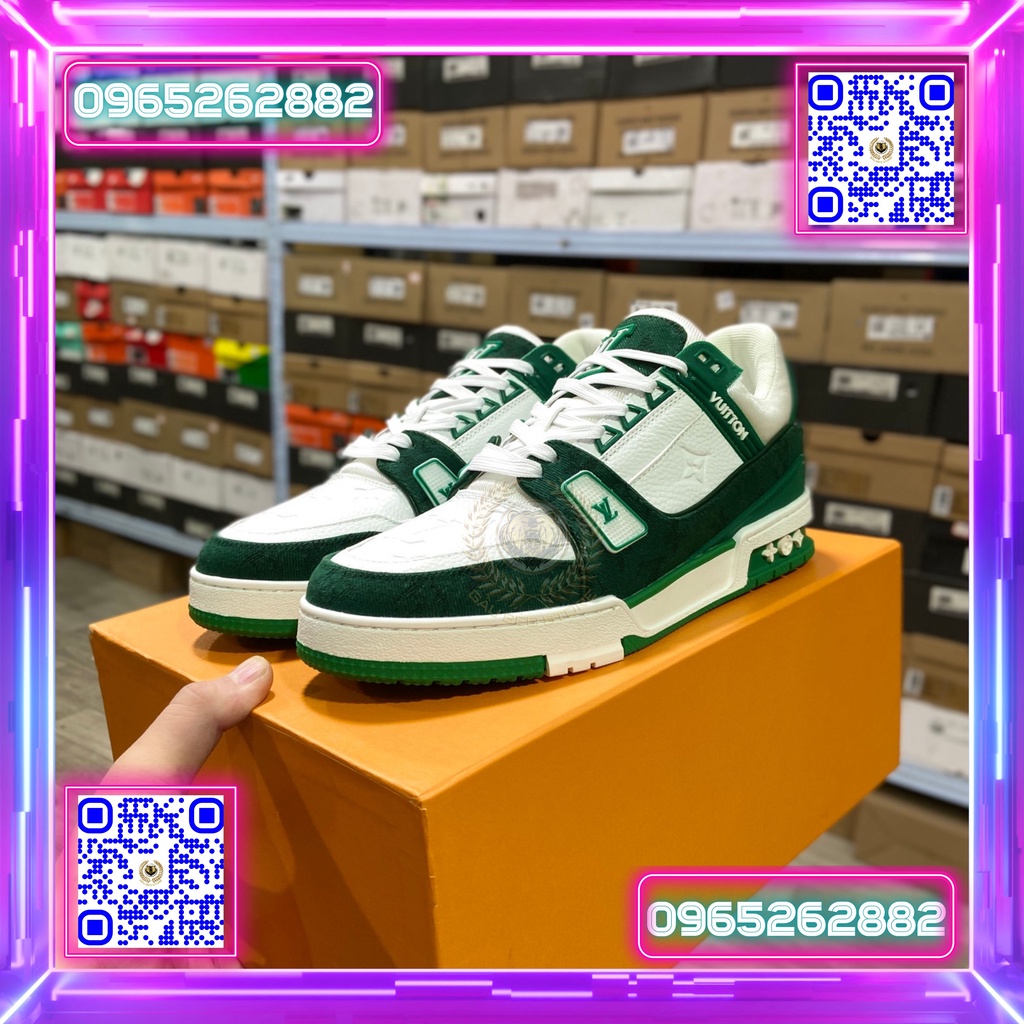236X11 Nhận Order Hỗ Trợ Free Ship Giày Best Quality Sneaker ***Louis vuitton Trainer Sneaker Low