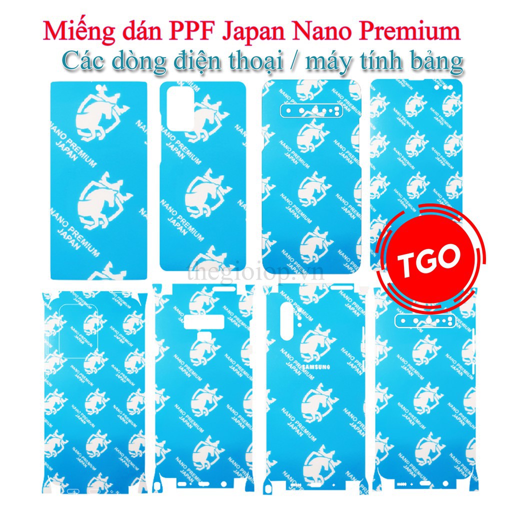 Miếng dán PPF Vsmart Active 3 Rockspace / Japan Nano Premium cao cấp màn hình, mặt lưng