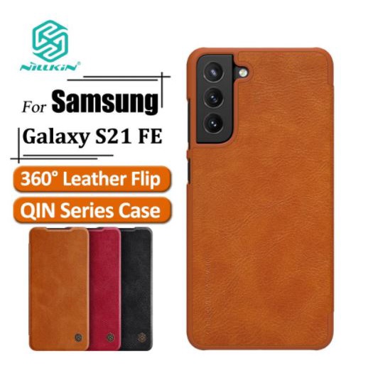 Bao da Nillkin Chính hãng Qin cho Samsung S21 FE