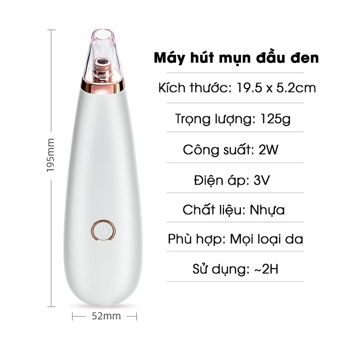 Máy hút mụn đầu đen cầm tay Cao Cấp Head Detector B026