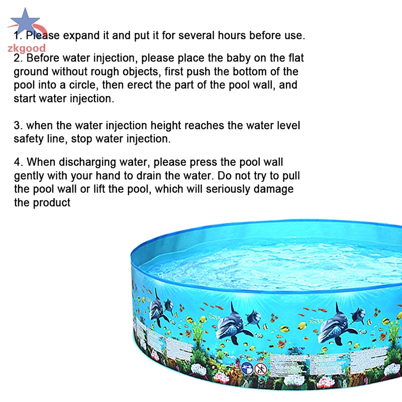 Swimming Pool for Kids Toddler Baby Pool Garden Home Printed Swimming Pools