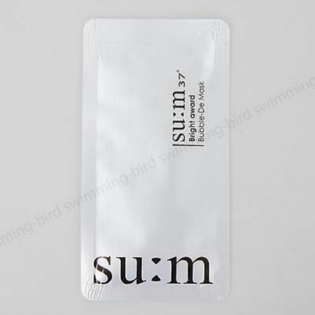 Mặt nạ sủi bọt su:m 37