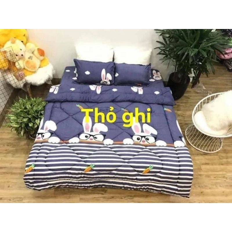 Sét chăn phao dầy dặn 5 món siêu xinh